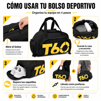 Bolso Deportivo Multifuncional de Gran Capacidad